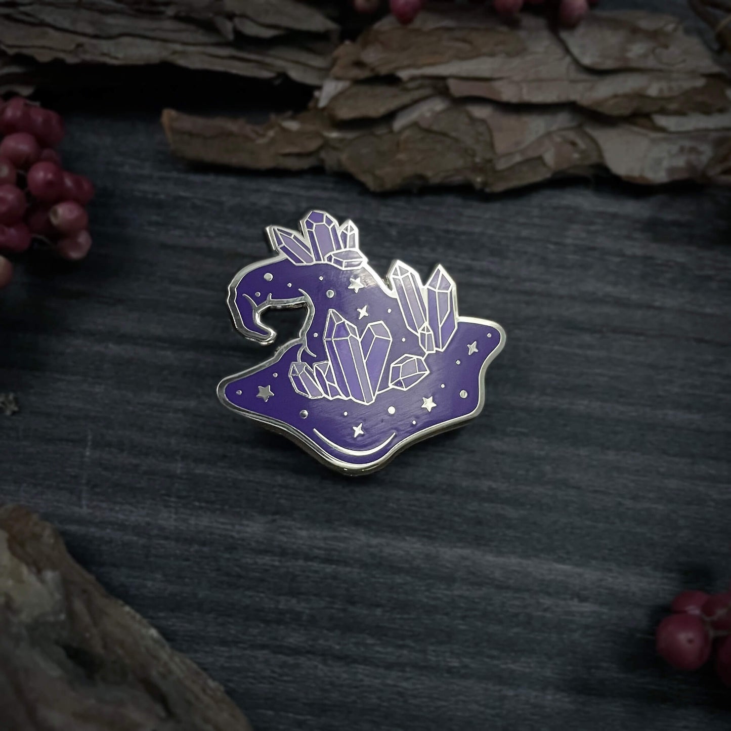 Crystal Witch Pin