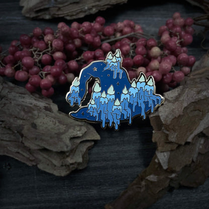 Candle Witch Pin