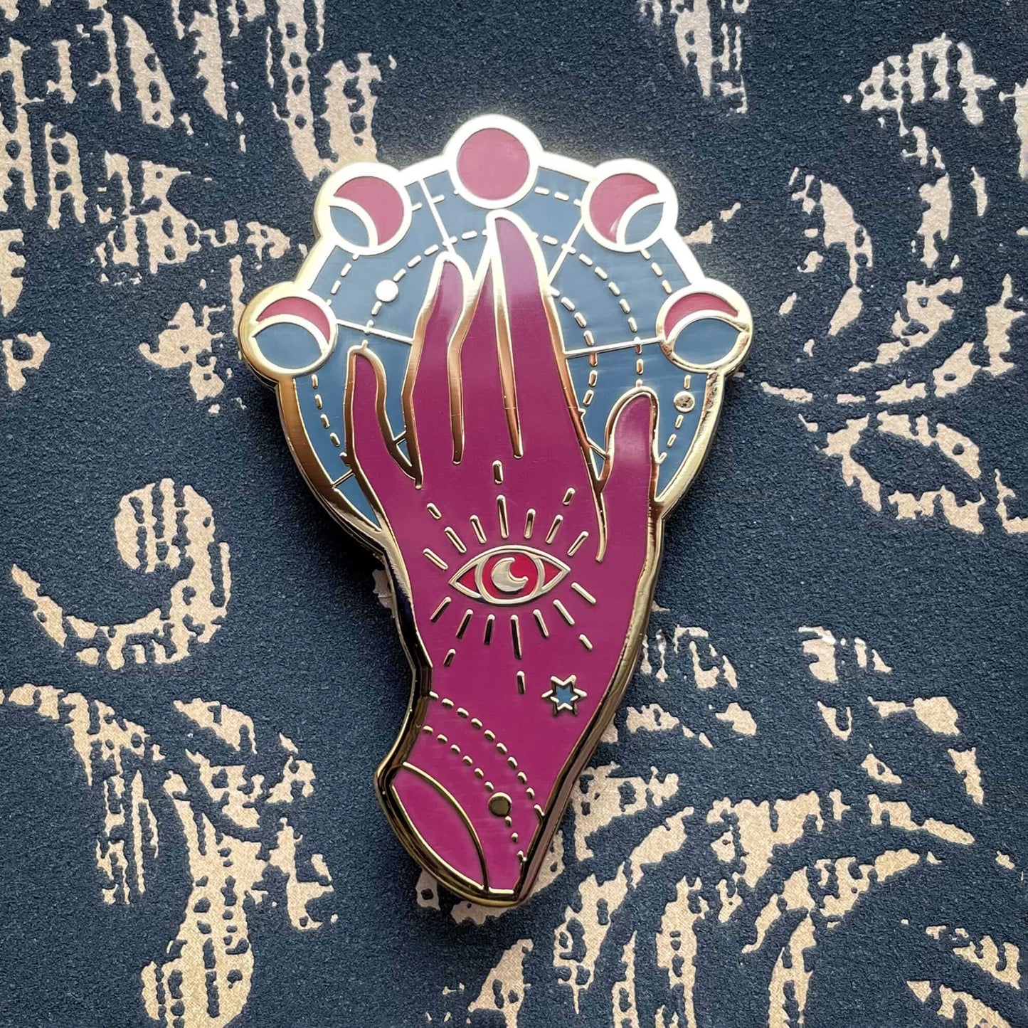 Blood Moon Hand Pin