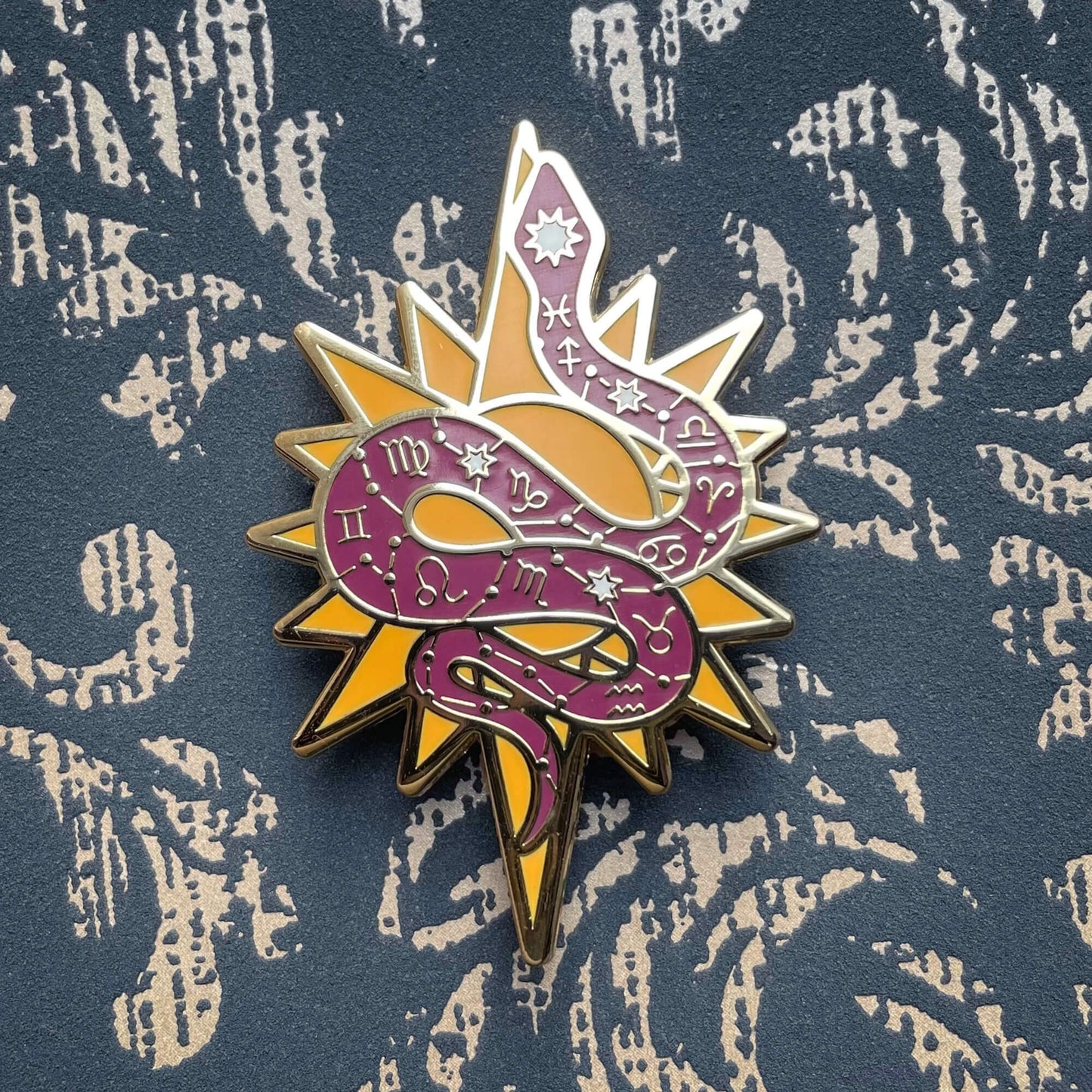 Noon Sun Snake Pin