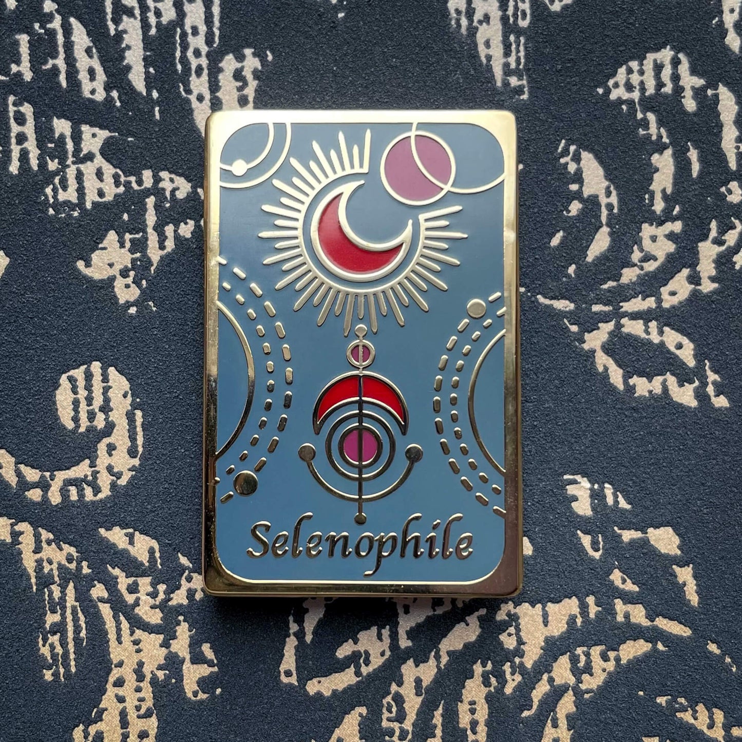 Blood Moon Tarot Pin