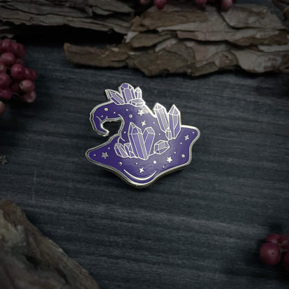 Crystal Witch Pin